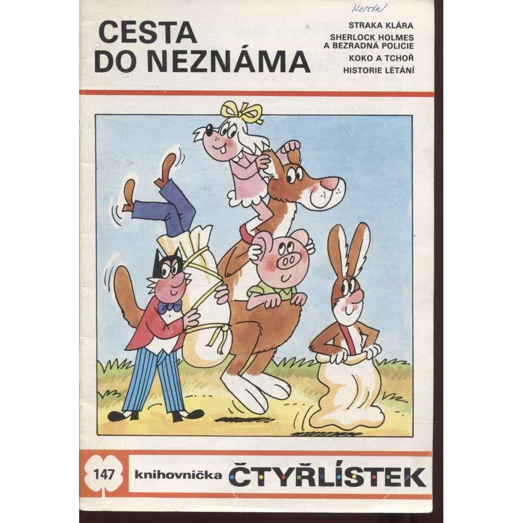 Čtyřlístek, č. 147. Cesta do neznáma