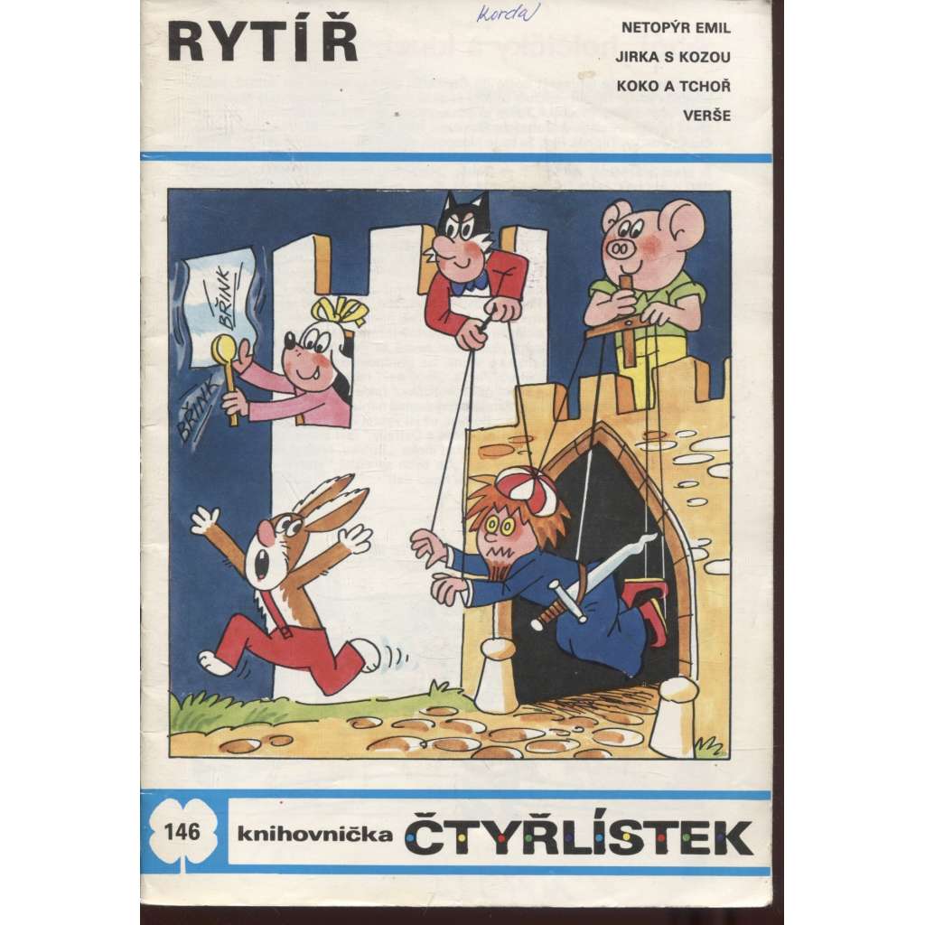 Čtyřlístek, č. 146. Rytíř