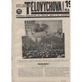 Dělnická tělovýchova v Praze 19/1926 (staré noviny, první republika)