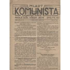 Mladý komunista - 25.8.1921 (staré noviny, první republika)