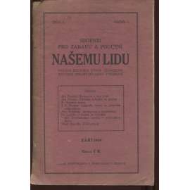 Sborník pro zábavu a poučení Našemu lidu, září 1919