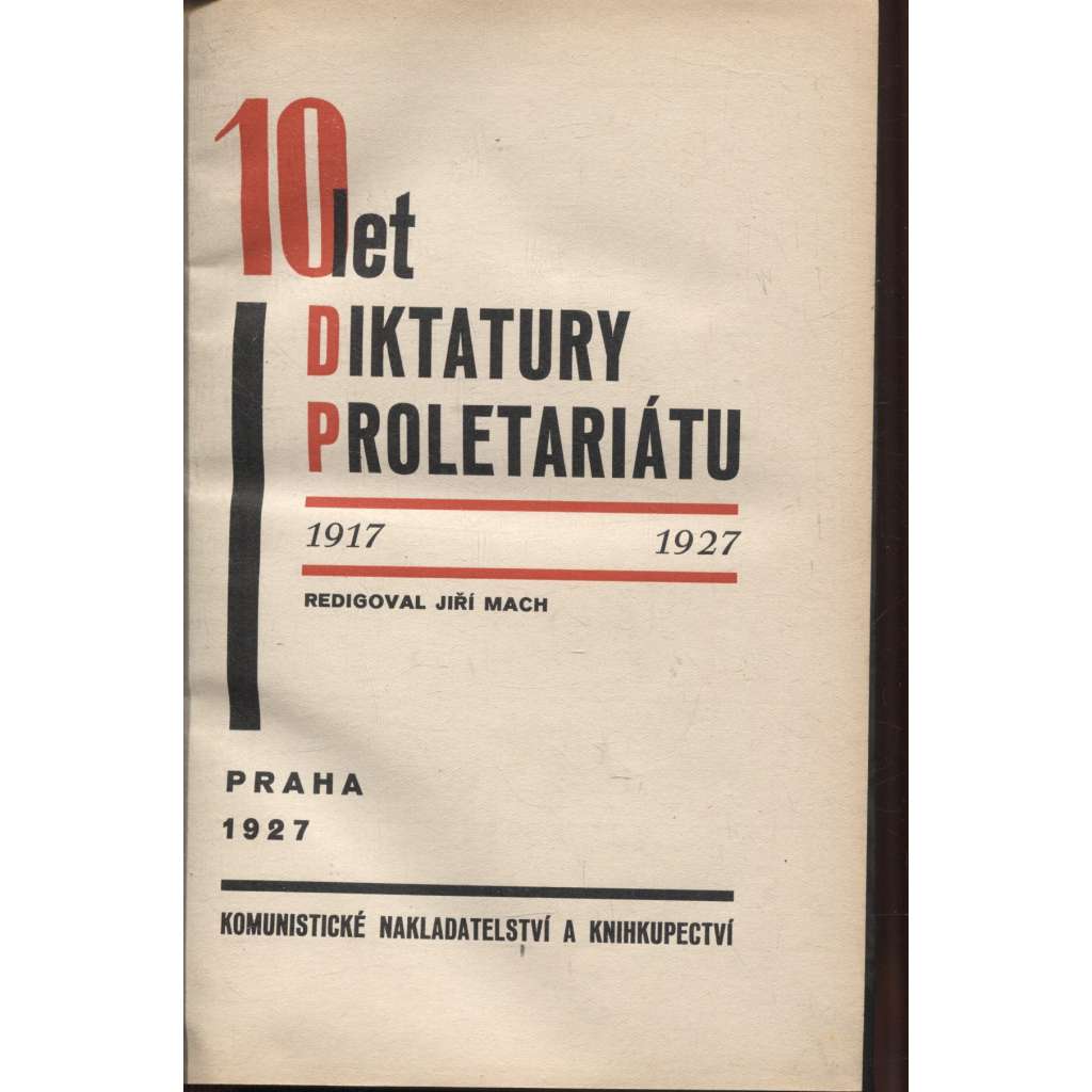 Deset let diktatury proletariátu (komunistická literatura)