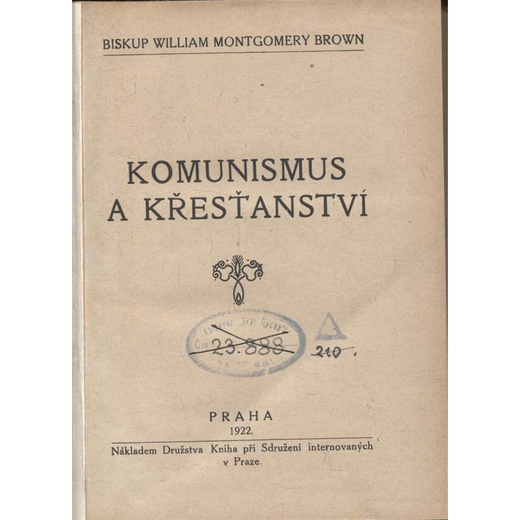 Komunismus a křesťanství (komunistická literatura)