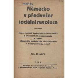 Německo v předvečer sociální revoluce (komunistická literatura, levicová literatura)