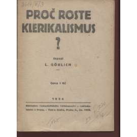 Proč roste klerikalismus? (komunistická literatura)