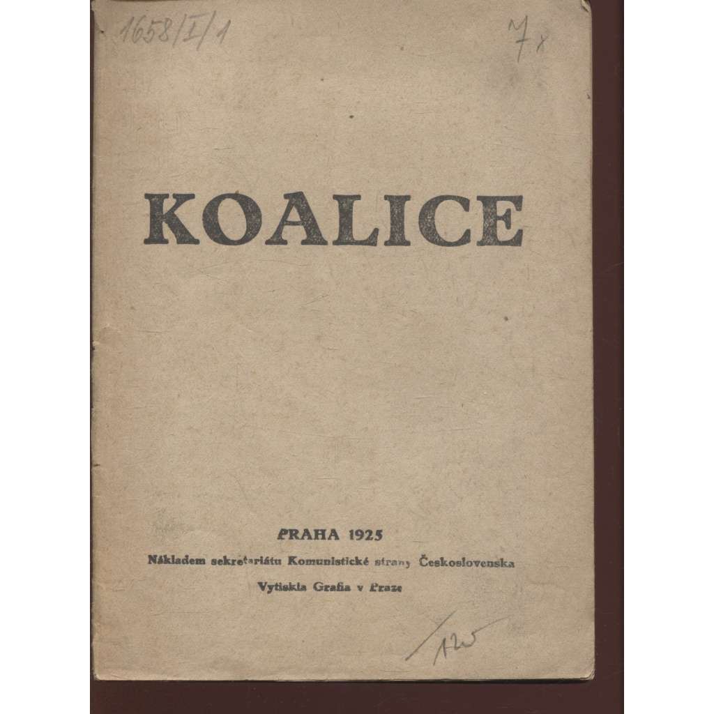 Koalice (komunistická literatura)