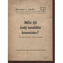 Může být český zemědělec komunistou? (komunistická literatura)