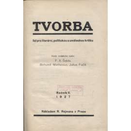 Tvorba, roč. II./1927 (List pro literární, politickou a uměleckou kritiku)