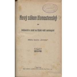 Nový zákon živnostenský pro království a země na říšské radě zastoupené (právo)