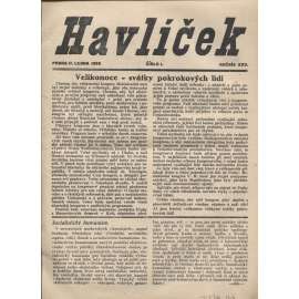 Havlíček, ročník XXV./1936 (Časopis)