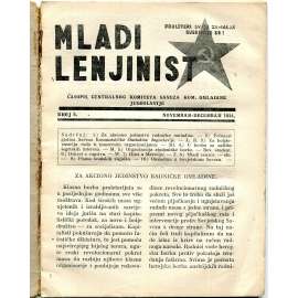 Mladi Lenjinist, 1934, č. 5 [Jugoslávie; komunismus; komunistická strana; časopis; levicová literatura]