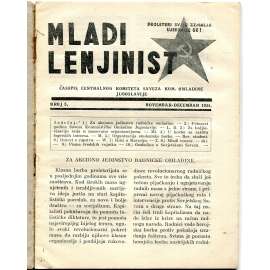 Mladi Lenjinist, 1934, č. 5 [Jugoslávie; komunismus; komunistická strana; časopis; levicová literatura]