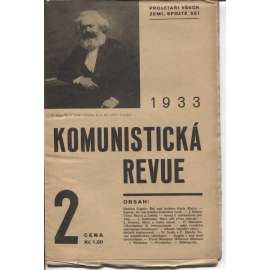 Komunistická revue, ročník VIII., číslo 2/1933 (komunistická literatura)