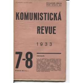 Komunistická revue, ročník VIII., číslo 7-8/1933 (komunistická literatura)