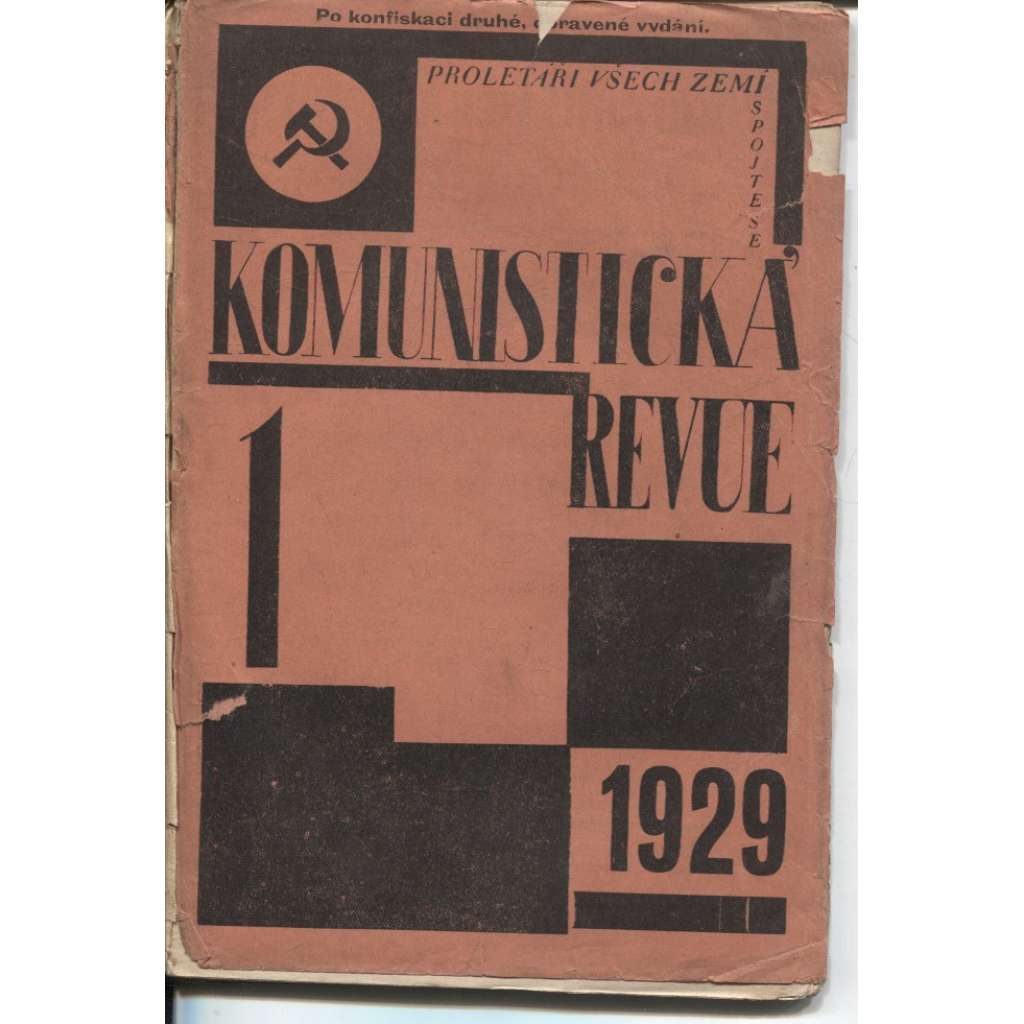 Komunistická revue, ročník VI., číslo 1/1929 (komunistická literatura) - pošk.