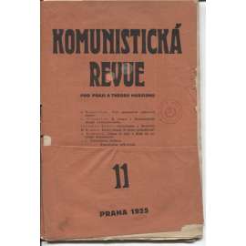 Komunistická revue, ročník II., číslo 11/1925 (komunistická literatura)