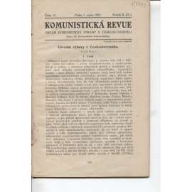 Komunistická revue, ročník II., číslo 15/1925 (komunistická literatura)