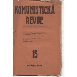 Komunistická revue, ročník II., číslo 15/1925 (komunistická literatura)