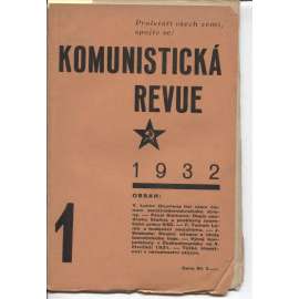 Komunistická revue, ročník VII., číslo 1/1932 (komunistická literatura)