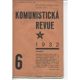 Komunistická revue, ročník VII., číslo 6/1932 (komunistická literatura)