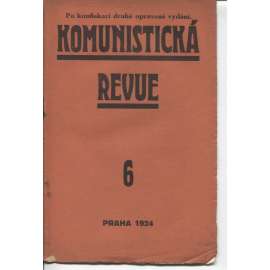 Komunistická revue, ročník I., číslo 6/1924 (komunistická literatura)