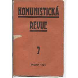 Komunistická revue, ročník I., číslo 7/1924 (komunistická literatura)