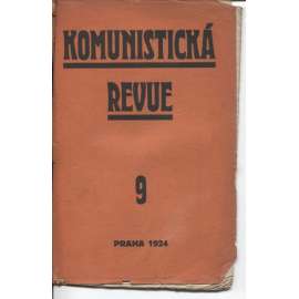 Komunistická revue, ročník I., číslo 9/1924 (komunistická literatura)