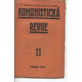 Komunistická revue, ročník I., číslo 11/1924 (komunistická literatura)