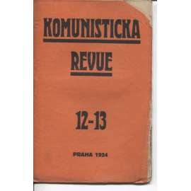 Komunistická revue, ročník I., číslo 12-13/1924 (komunistická literatura)