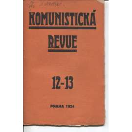 Komunistická revue, ročník I., číslo 12-13/1924 (komunistická literatura)