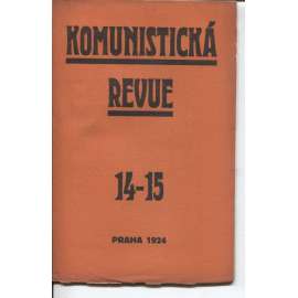 Komunistická revue, ročník I., číslo 14-15/1924 (komunistická literatura)