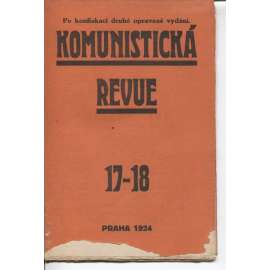 Komunistická revue, ročník I., číslo 17-18/1924 (komunistická literatura)