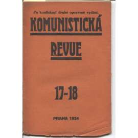 Komunistická revue, ročník I., číslo 17-18/1924 (komunistická literatura)