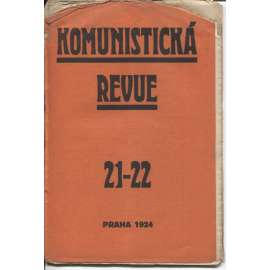 Komunistická revue, ročník I., číslo 21-22/1924 (komunistická literatura)