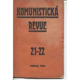 Komunistická revue, ročník I., číslo 21-22/1924 (komunistická literatura)