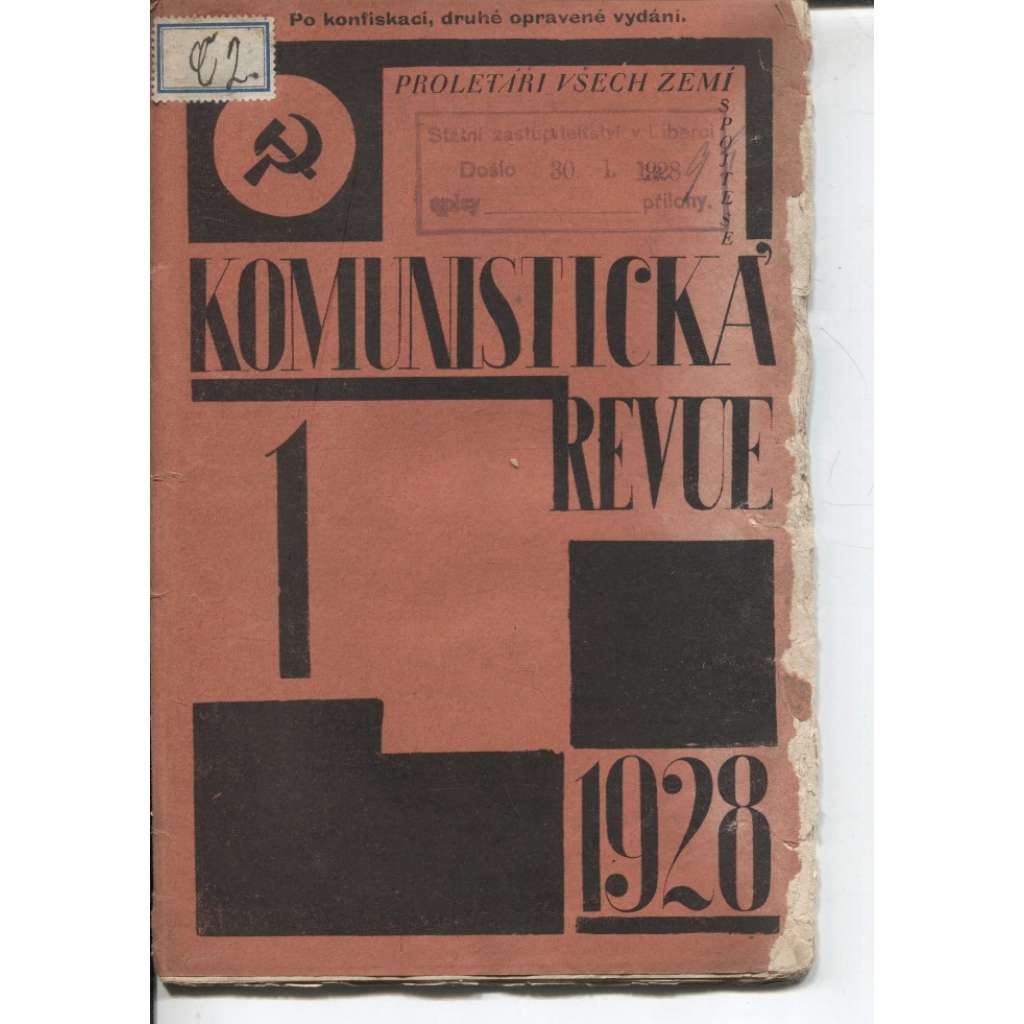 Komunistická revue, ročník V., číslo 1/1928 (komunistická literatura)