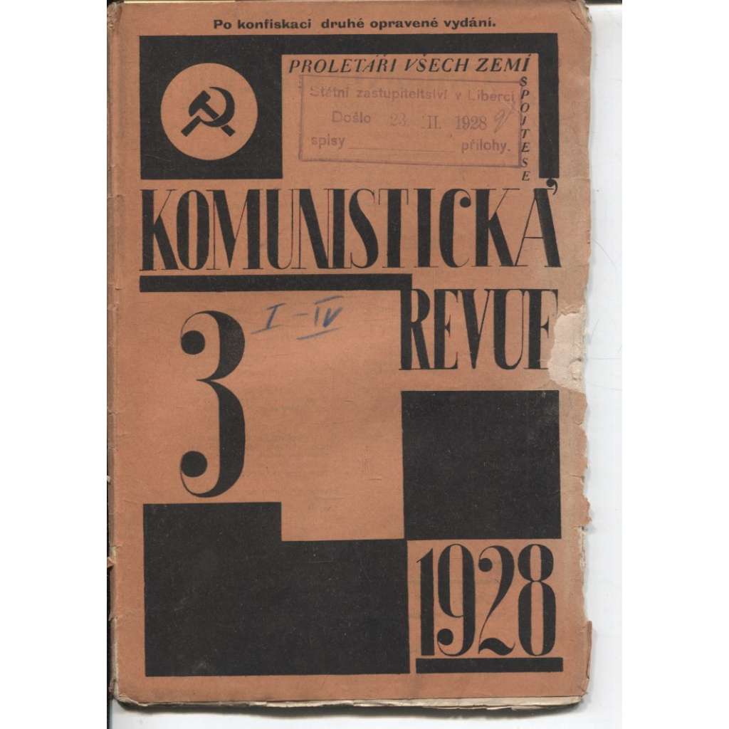 Komunistická revue, ročník V., číslo 3/1928 (komunistická literatura)