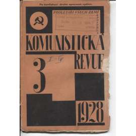 Komunistická revue, ročník V., číslo 3/1928 (komunistická literatura)