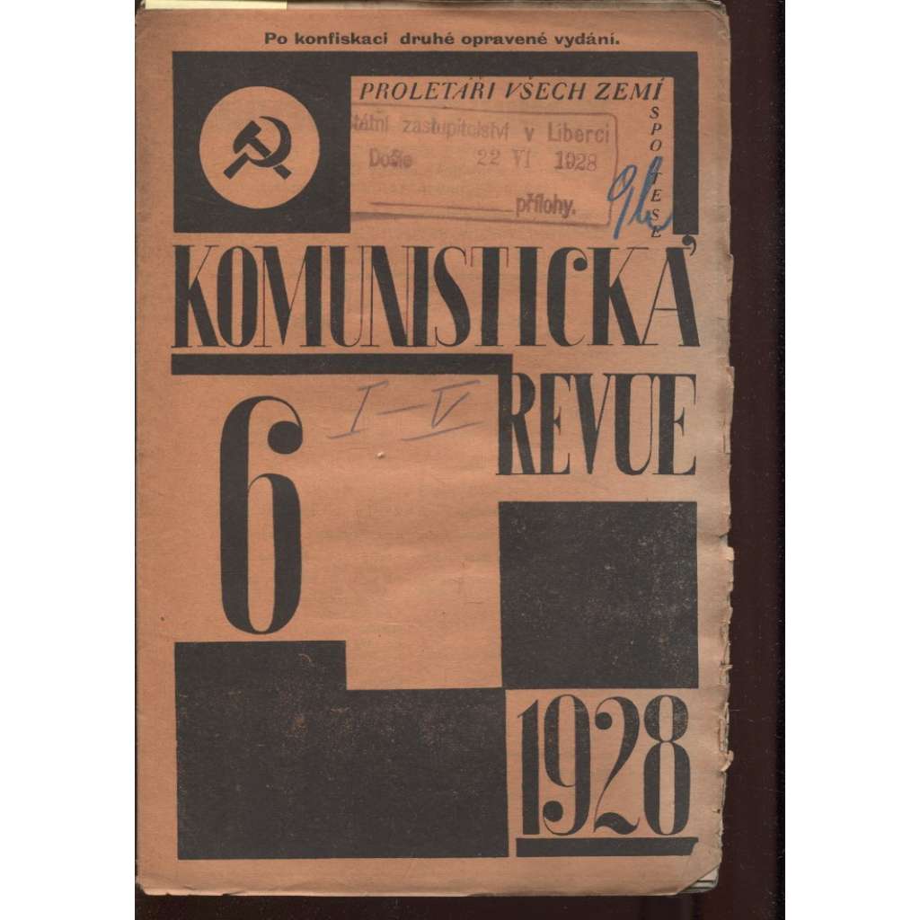 Komunistická revue, ročník V., číslo 6/1928 (komunistická literatura)