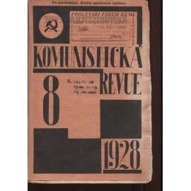 Komunistická revue, ročník V., číslo 8/1928 (komunistická literatura)