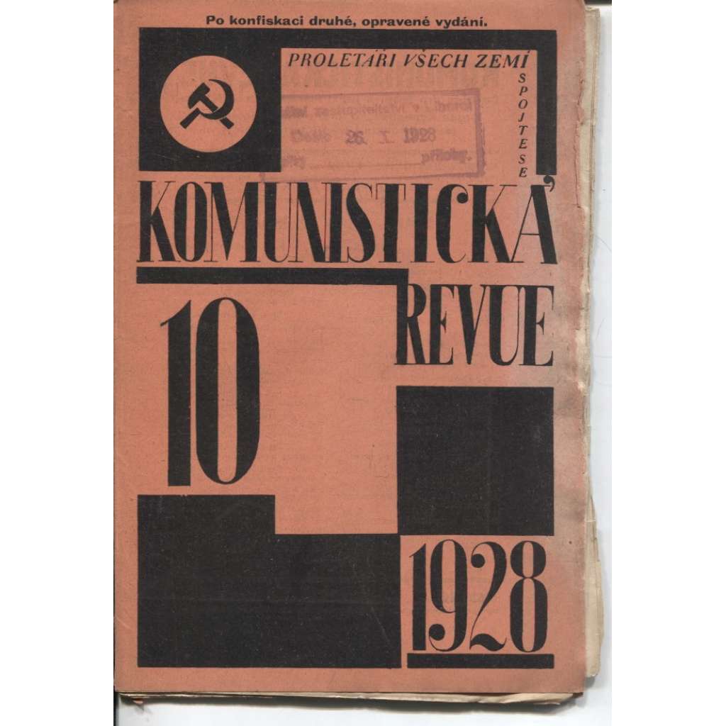 Komunistická revue, ročník V., číslo 10/1928 (komunistická literatura)