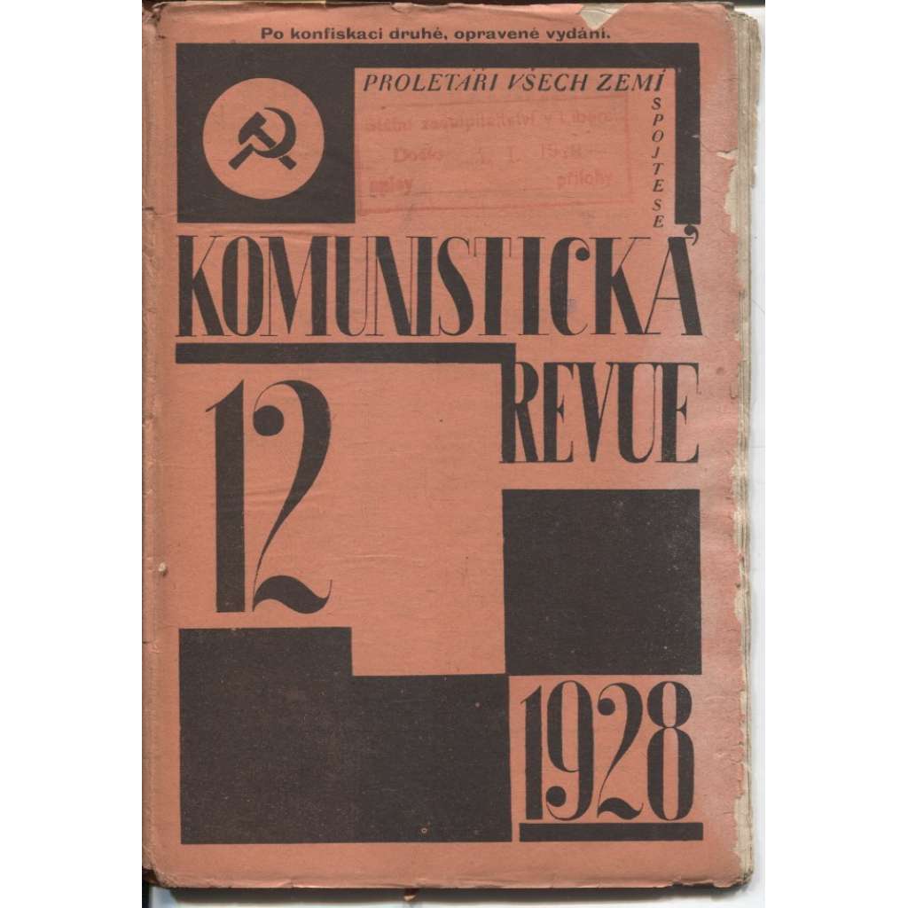 Komunistická revue, ročník V., číslo 12/1928 (komunistická literatura)