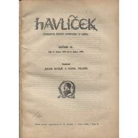 Havlíček, ročník IX./1921-1922 (Časopis šířící pravdu u lidu) - levicová literatura, 1. republika