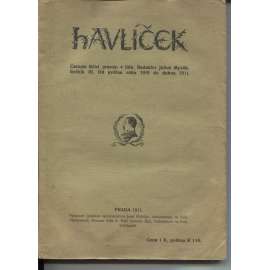 Havlíček, ročník III./1910-1911 (Časopis šířící pravdu v lidu) - levicová literatura