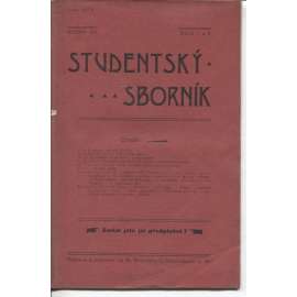 Studentský sborník, ročník VIII., číslo 7-8 (časopis)