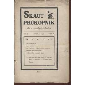 Skaut průkopník, ročník V., číslo 2/1926. List pro socialistický skauting (staré noviny, 1. republika)