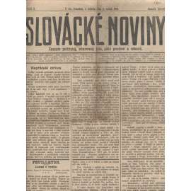 Slovácké noviny (7.1.1911) - staré noviny