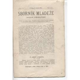 Sborník mládeže sociálně demokratické (15.6.1901) - časopis, levicová literatura