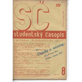 Studentský časopis, ročník XIV., číslo 8/1935