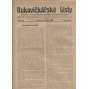 Rukavičkářské listy, ročník XIII., číslo 1, 4, 7, 8, 10, 14, 16, 17, 20 a 23/1909 (Orgán dělnictva rukavičkářského) - staré noviny